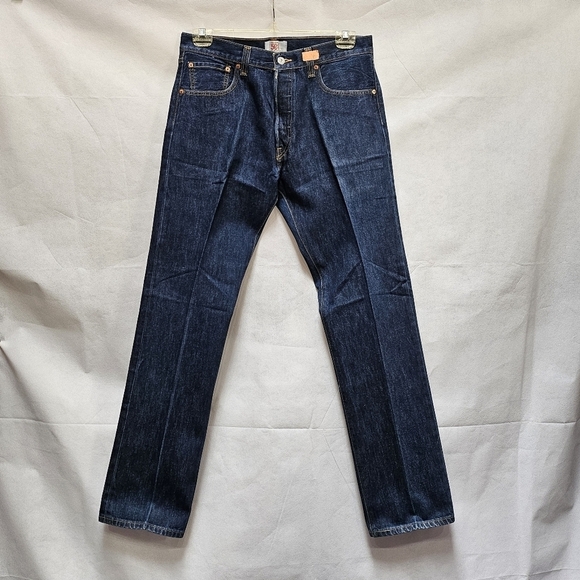 Levi's Other - Levi 501 Red Label Straight Leg Button Fly Cotton Heavy Startched Jeans Sz 34x34
